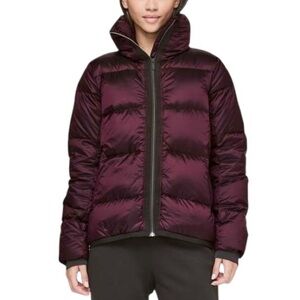 Lululemon Cloudscape Down Puffer Jacket in Dark Adobe Burgundy Sz 4